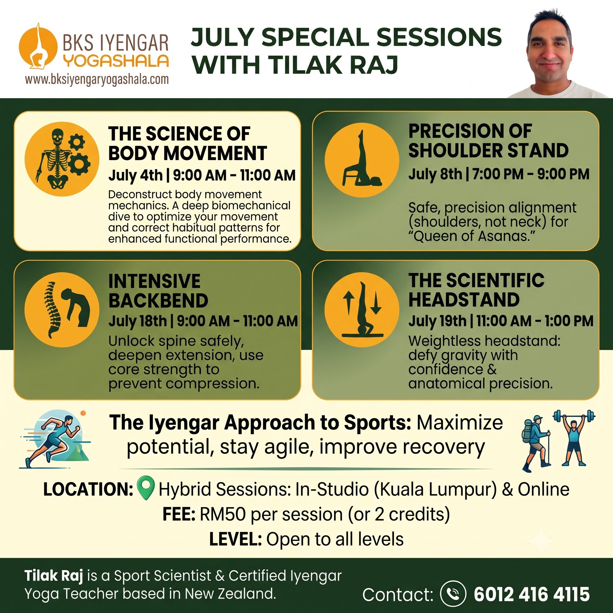 Tilak Special Session Flyer